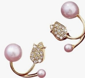 Golden Pearl Luxe Earrings